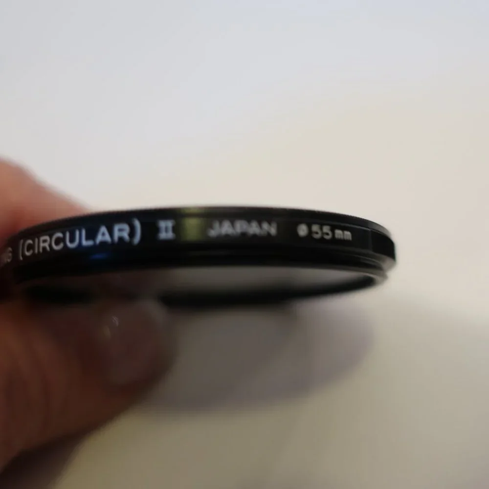 Minolta Polarizing (Circular) Lens Filter Japan 55mm With Case *